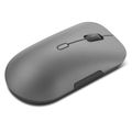 Lenovo bezdrátová myš Multi-Mode Pro Plus 6050 Myš, bezdrátová, Bluetooth 5.3, 2.4GHz, DPI 4000, tichá tlacítka, 4smerné kolecko, 36 mesícu baterie, šedá