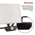 LED reflektor EMOS ZS2942 TAMBO so senzorom pohybu, 50 W, 5000 lm, čierny