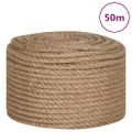 vidaXL Jutové lano 50 m dlhé 14 mm hrubé