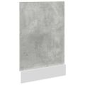 vidaXL Panel do umývačky “Lyon” riadu Concrete Grey 45x3x67 cm