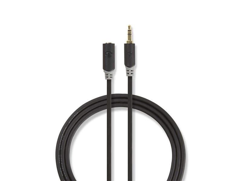 Kábel Jack 3,5mm konektor/Jack 3,5mm zdierka 1m NEDIS CABW22000AT10