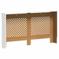 vidaXL Kryt na radiátor, biely 152x19x81,5 cm, MDF