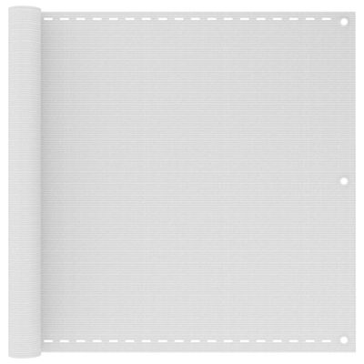 vidaXL Balkónová markíza biela 90x300 cm HDPE