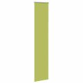 vidaXL Zatemňovacia roleta, listy, zelená 50x210 cm, šírka látky 45,7 cm, polyester