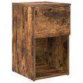 vidaXL Skriňa pod posteľ 2 ks Dymový dub 29 x 31,5 x 49 cm