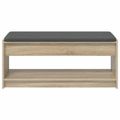 vidaXL Predsieňová lavica Sonoma dub 103 x 38 x 45 cm