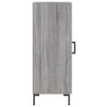 vidaXL Komoda sivý dub sonoma 34,5x34x90 cm spracované drevo