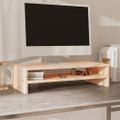 vidaXL Stojan na monitor 50x24x13 cm masívna borovica