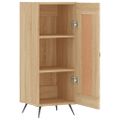 vidaXL Komoda dub sonoma 34,5x34x90 cm spracované drevo