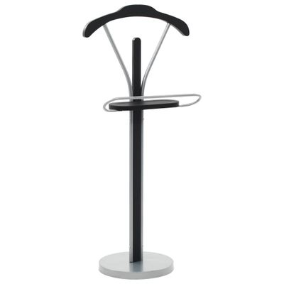 vidaXL Stojan na oblek 45x35x107 cm čierny a sivý