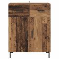 vidaXL Servírovacia skriňa Staré drevo 69,5 x 34 x 90 cm