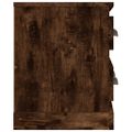 vidaXL TV skrinka dymový dub 100x35,5x45 cm kompozitné drevo