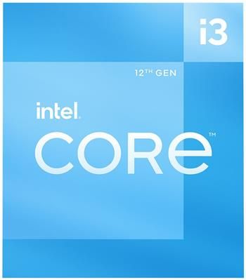 Intel/Core i3-12100F/4-Core/3,3GHz/LGA1700 Procesor, 4 jadrá, 8 vlákien, max. 4,3GHz, 12MB, LGA1700, 58W TDP, bez GPU, BOX