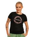 Dámske tričko Serenity Black - BeastPink, veľkosť XL, 77.1% nylon, 22.9% elastane