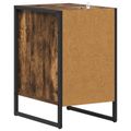 vidaXL Nočný stolík 2 ks Dymová dub 39,5 x 30 x 50 cm Kompozitné drevo