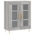 vidaXL Vysoká skrinka sivý dub sonoma 69,5x34x180 cm spracované drevo