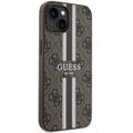 Obal Guess pre iPhone 14 6,1" GUHMP14SP4RPSW hnedý harcase Magsafe 4G Printed Stripes