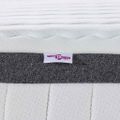 vidaXL Matrac 2 ks Stredne mäkký 70 x 200 cm Biela a šedá