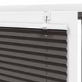 vidaXL plisovaná roleta čierna 40x150 cm Šírka látky 39,4 cm
