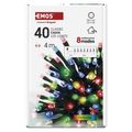 LED vianočná reťaz, 4 m, vonkajšia aj vnútorná, multicolor, programy, časovač