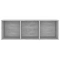 vidaXL TV skrinky 4 ks betónovosivé 107x35x37 cm drevotrieska