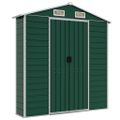 vidaXL Záhradný domček zelený 191x300x198 cm pozinkovaná oceľ