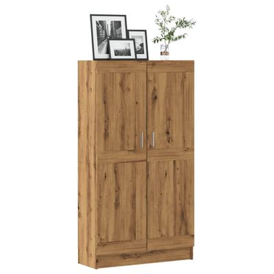 vidaXL Knižnica Artisan Dub 82,5x30,5x150 cm Inžinierske drevo