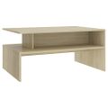 vidaXL Konferenčný stolík dub sonoma 90x60x42,5 cm drevotrieska