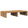 vidaXL Stojan na monitor dub artisian 50x27x10 cm kompozitné drevo