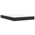 vidaXL Boxspring posteľ s matracom čierna 140x200 cm umelá koža