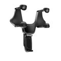 Car holder to rearview mirror black