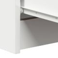 vidaXL Komoda, biela 60x35x98,5 cm, kompozitné drevo