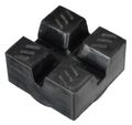 Gumová podložka na zdvihák automobilov SX JACK SUV 2,5 T, 62x62x44 mm SIXTOL