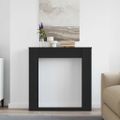 vidaXL Krbový rám čierny dub 100x20x100 cm imitácia dreva
