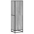 vidaXL Knižnica sivý dub sonoma 40x35x139 cm kompozitné drevo
