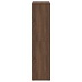 vidaXL Knižnica/komoda hnedý dub 66x30x130 cm spracované drevo