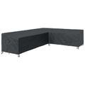 vidaXL Obal na nábytok 355 x 275 x 80 cm 210D Oxford tkanina Tvar L