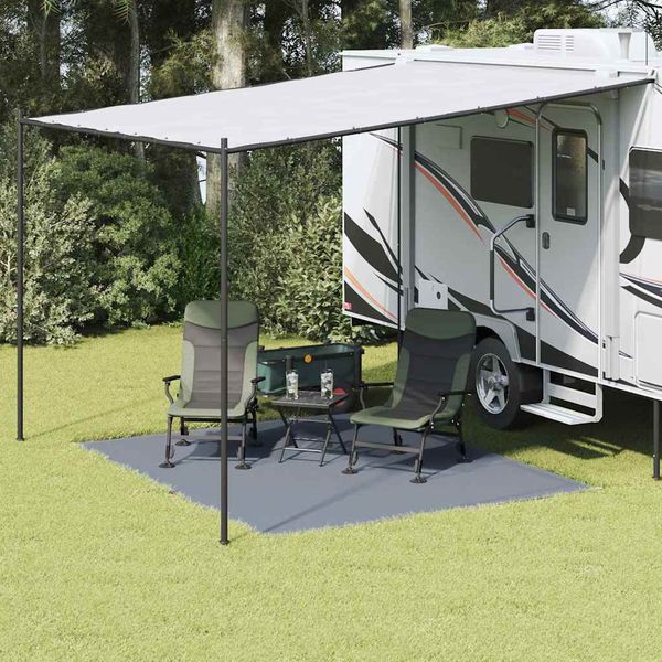 vidaXL Koberec do stanu Modrá a šedá 300 x 250 cm Polyetylén