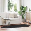 vidaXL Koberec HUARTE Čierna 100 x 200 cm Polyester