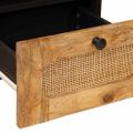 vidaXL TV skrinka s poličkou Hnedá 70 x 33 x 46 cm Masívne mango drevo