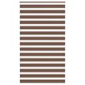 vidaXL Zebra roleta hnedá 130x230 cm šírka látky 125,9 cm polyester