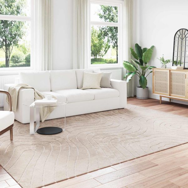 vidaXL Kusové koberce PALMERAS Béžová 200 x 280 cm Polyester