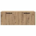 vidaXL Nástenná TV skrinka 78,5 x 31 x 30 cm Dub artisan