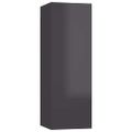 vidaXL TV skrinky 4 ks lesklé sivé 30,5x30x90 cm drevotrieska