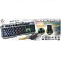 Rebeltec wired set: LED keyboard + mouse for INTERCEPTOR players