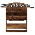 vidaXL Stolný futbal Staré drevo 146,5 x 74 x 85 cm Kompozitné drevo