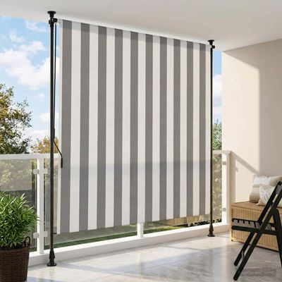 vidaXL Vonkajšia roleta Antracitová a biela 150 x 270 cm
