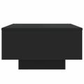 vidaXL Konferenčný stolík s LED svetlami čierny 55x55x31 cm