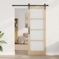 vidaXL Posuvné dvere ORKDAL Prírodná 78 x 211 cm