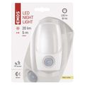 LED nočné svetlo P3318 s pohybovým čidlom do zásuvky